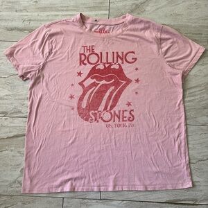 The Rolling Stones Tour ‘78 Pink Band Tee